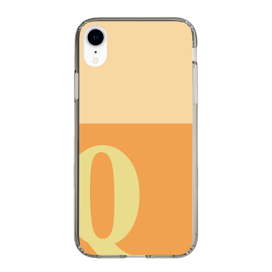 Slim Protection Case［ Original - initial two tone - Q orange ］