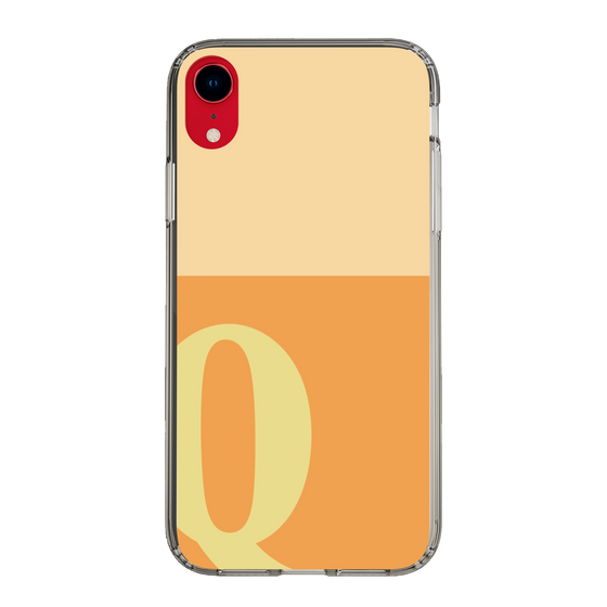 Slim Protection Case［ Original - initial two tone - Q orange ］