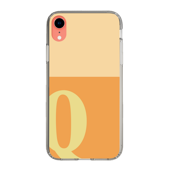 Slim Protection Case［ Original - initial two tone - Q orange ］