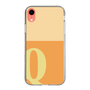 Slim Protection Case［ Original - initial two tone - Q orange ］