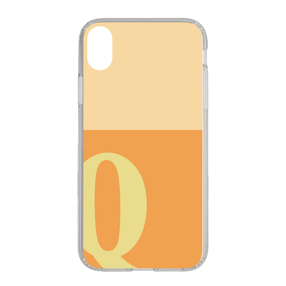 Slim Protection Case［ Original - initial two tone - Q orange ］