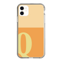 Slim Protection Case［ Original - initial two tone - Q orange ］