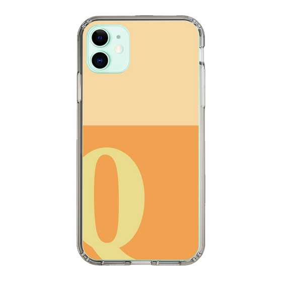 Slim Protection Case［ Original - initial two tone - Q orange ］