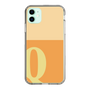 Slim Protection Case［ Original - initial two tone - Q orange ］