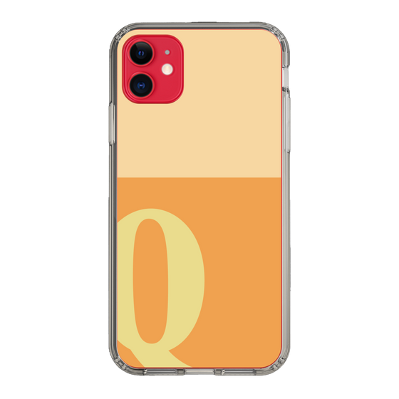 Slim Protection Case［ Original - initial two tone - Q orange ］