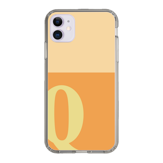Slim Protection Case［ Original - initial two tone - Q orange ］