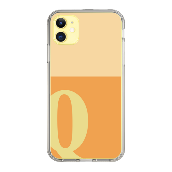 Slim Protection Case［ Original - initial two tone - Q orange ］