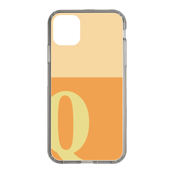 Slim Protection Case［ Original - initial two tone - Q orange ］