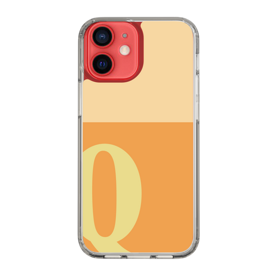 Slim Protection Case［ Original - initial two tone - Q orange ］