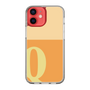 Slim Protection Case［ Original - initial two tone - Q orange ］
