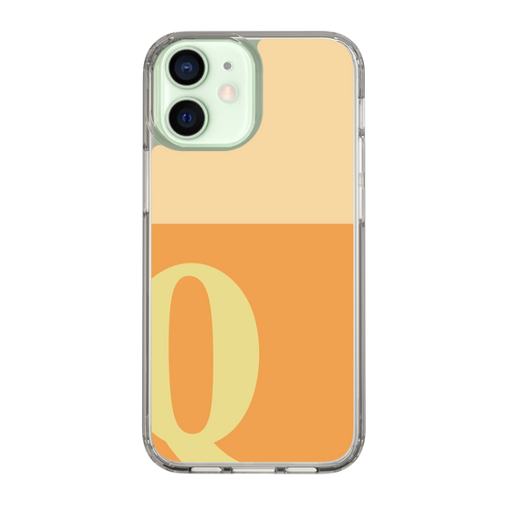 Slim Protection Case［ Original - initial two tone - Q orange ］