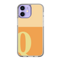 Slim Protection Case［ Original - initial two tone - Q orange ］