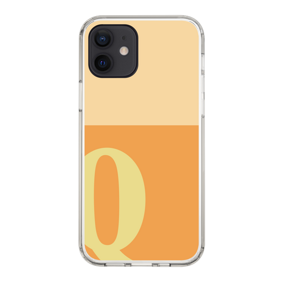 Slim Protection Case［ Original - initial two tone - Q orange ］