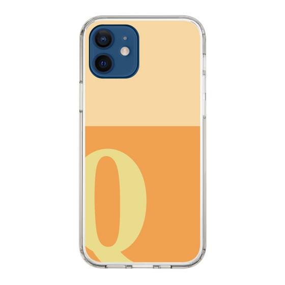 Slim Protection Case［ Original - initial two tone - Q orange ］