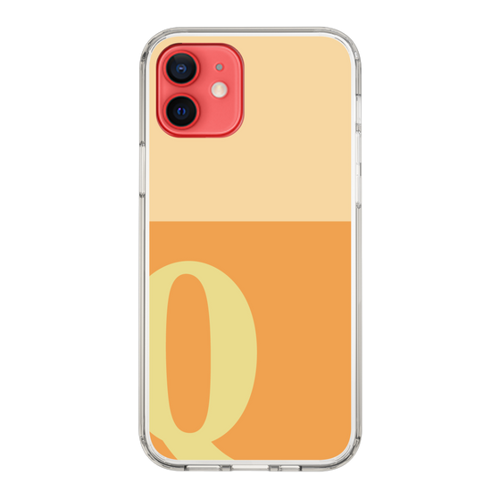 Slim Protection Case［ Original - initial two tone - Q orange ］