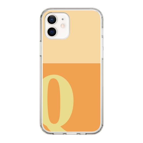Slim Protection Case［ Original - initial two tone - Q orange ］