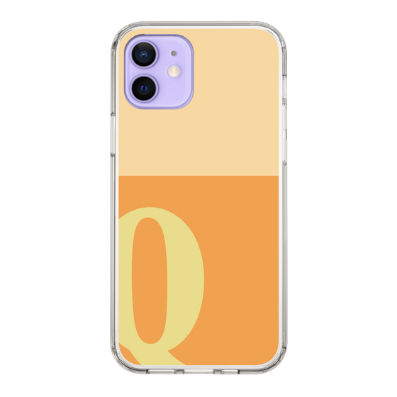 Slim Protection Case［ Original - initial two tone - Q orange ］