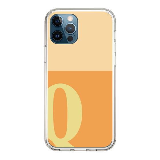 Slim Protection Case［ Original - initial two tone - Q orange ］