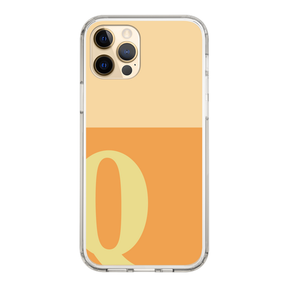 Slim Protection Case［ Original - initial two tone - Q orange ］