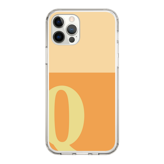 Slim Protection Case［ Original - initial two tone - Q orange ］