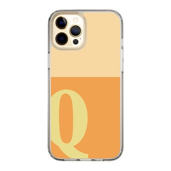 Slim Protection Case［ Original - initial two tone - Q orange ］