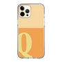 Slim Protection Case［ Original - initial two tone - Q orange ］