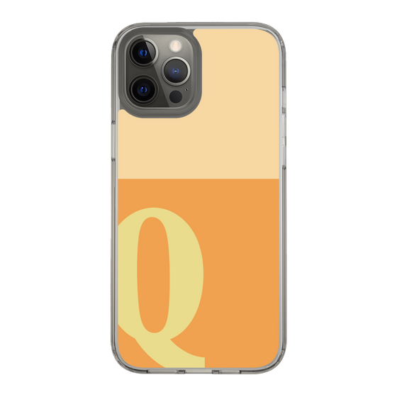 Slim Protection Case［ Original - initial two tone - Q orange ］