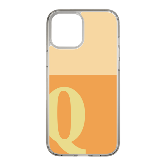 Slim Protection Case［ Original - initial two tone - Q orange ］