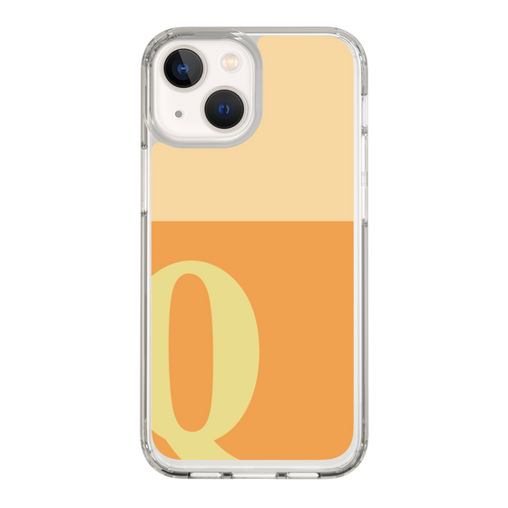 Slim Protection Case［ Original - initial two tone - Q orange ］