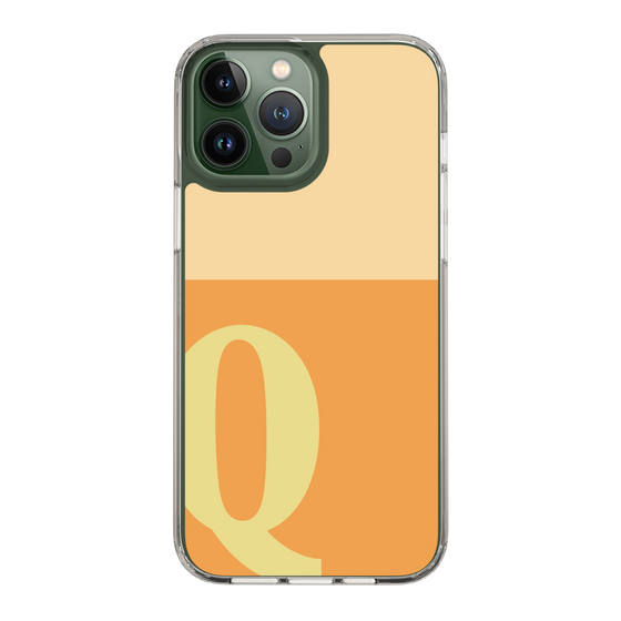 Slim Protection Case［ Original - initial two tone - Q orange ］