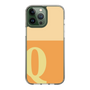 Slim Protection Case［ Original - initial two tone - Q orange ］