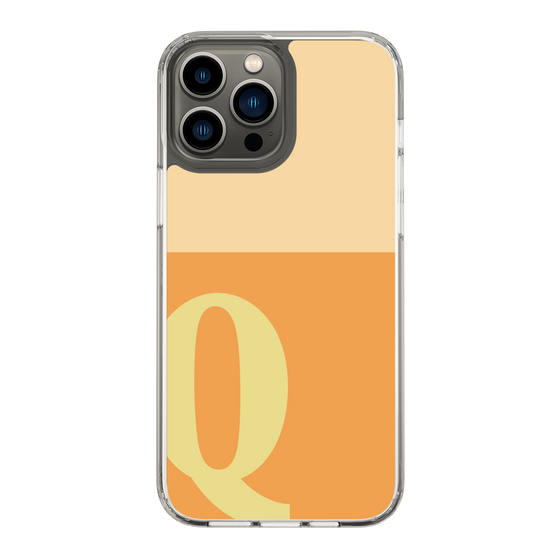 Slim Protection Case［ Original - initial two tone - Q orange ］