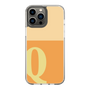 Slim Protection Case［ Original - initial two tone - Q orange ］