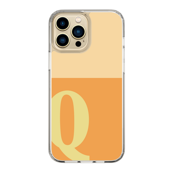 Slim Protection Case［ Original - initial two tone - Q orange ］