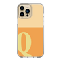 Slim Protection Case［ Original - initial two tone - Q orange ］