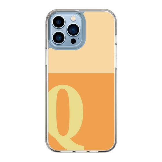 Slim Protection Case［ Original - initial two tone - Q orange ］