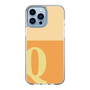 Slim Protection Case［ Original - initial two tone - Q orange ］