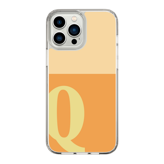 Slim Protection Case［ Original - initial two tone - Q orange ］
