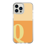 Slim Protection Case［ Original - initial two tone - Q orange ］