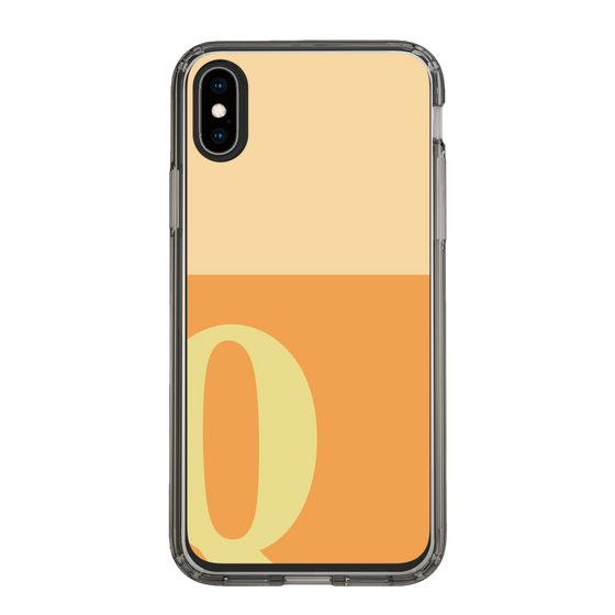 Slim Protection Case［ Original - initial two tone - Q orange ］