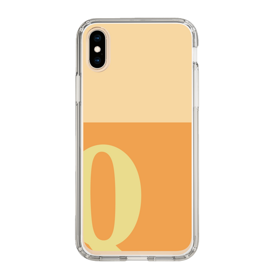 Slim Protection Case［ Original - initial two tone - Q orange ］