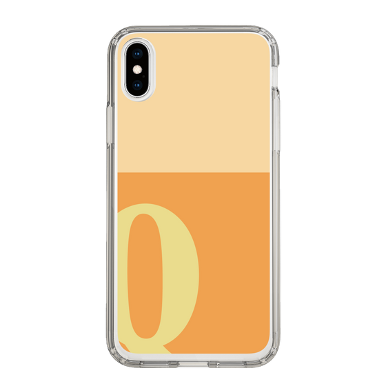 Slim Protection Case［ Original - initial two tone - Q orange ］