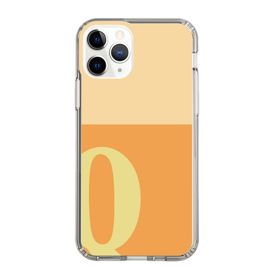 Slim Protection Case［ Original - initial two tone - Q orange ］