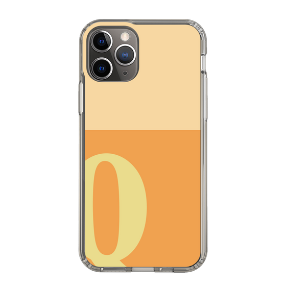 Slim Protection Case［ Original - initial two tone - Q orange ］