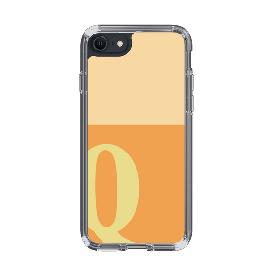 Slim Protection Case［ Original - initial two tone - Q orange ］