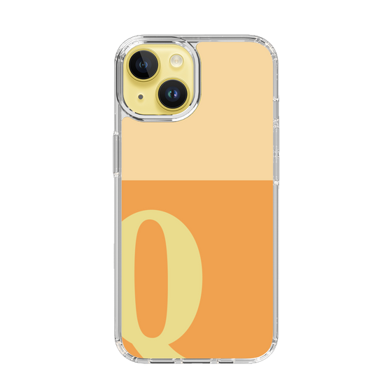 Slim Protection Case［ Original - initial two tone - Q orange ］