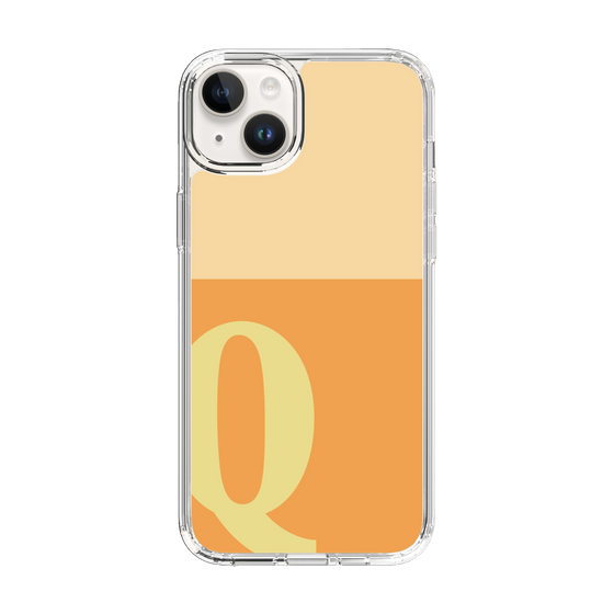 Slim Protection Case［ Original - initial two tone - Q orange ］