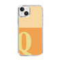 Slim Protection Case［ Original - initial two tone - Q orange ］