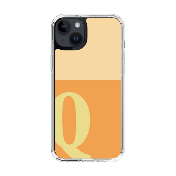 Slim Protection Case［ Original - initial two tone - Q orange ］