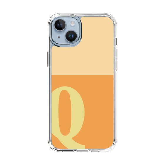 Slim Protection Case［ Original - initial two tone - Q orange ］